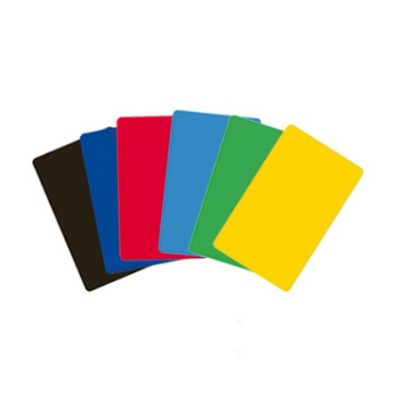 Badge PVC laminé couleurs